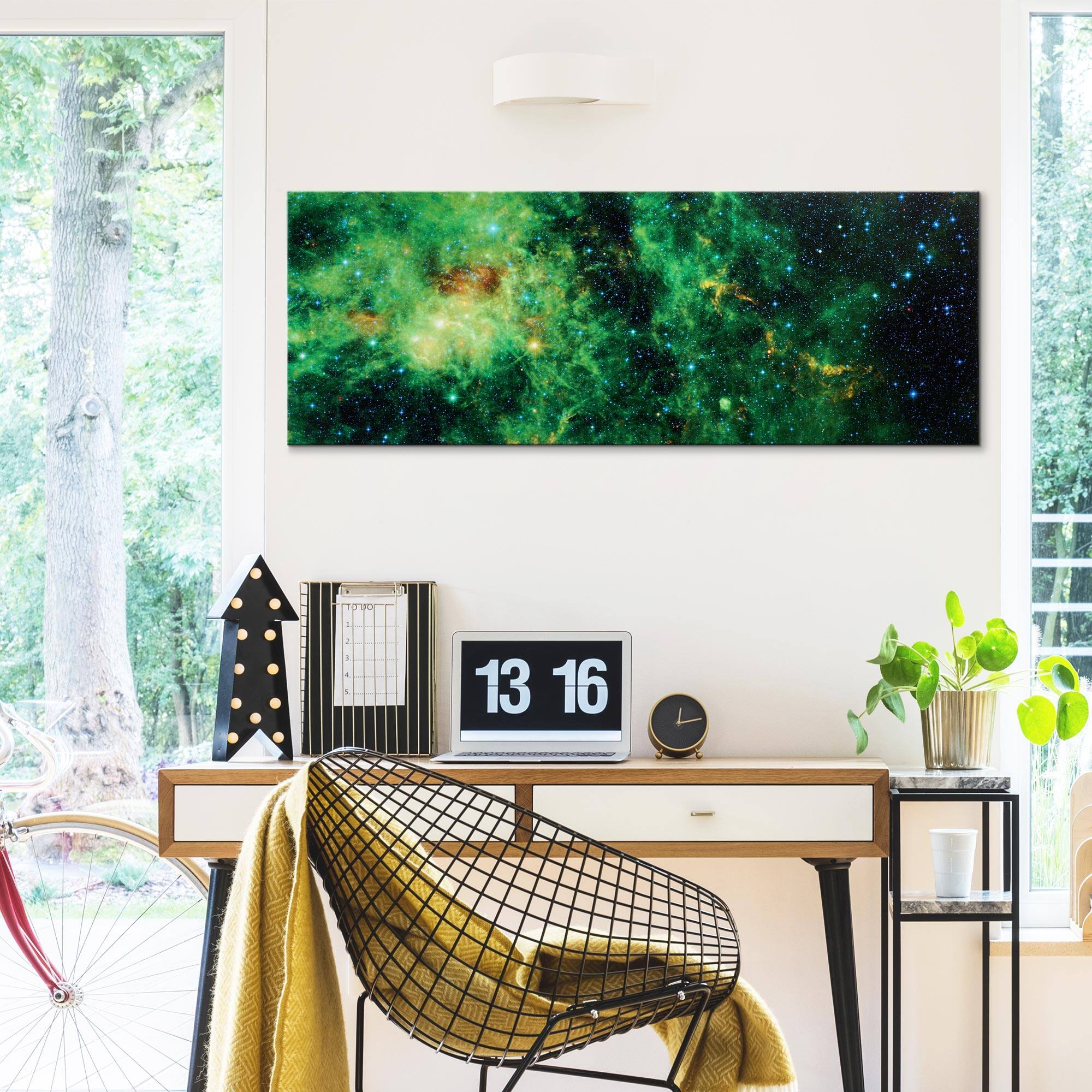 American Art Décor™ 48" NASA Stellar Ending Glossy Lacquer Canvas Art Print Panel